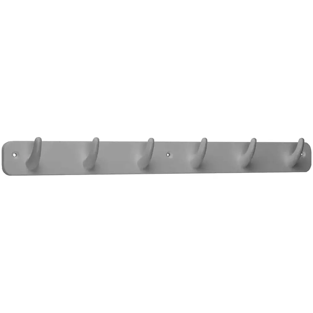 Elefanten-Garderobe 6 Haken grau - Kleiderhaken - 6414675154021 - 0