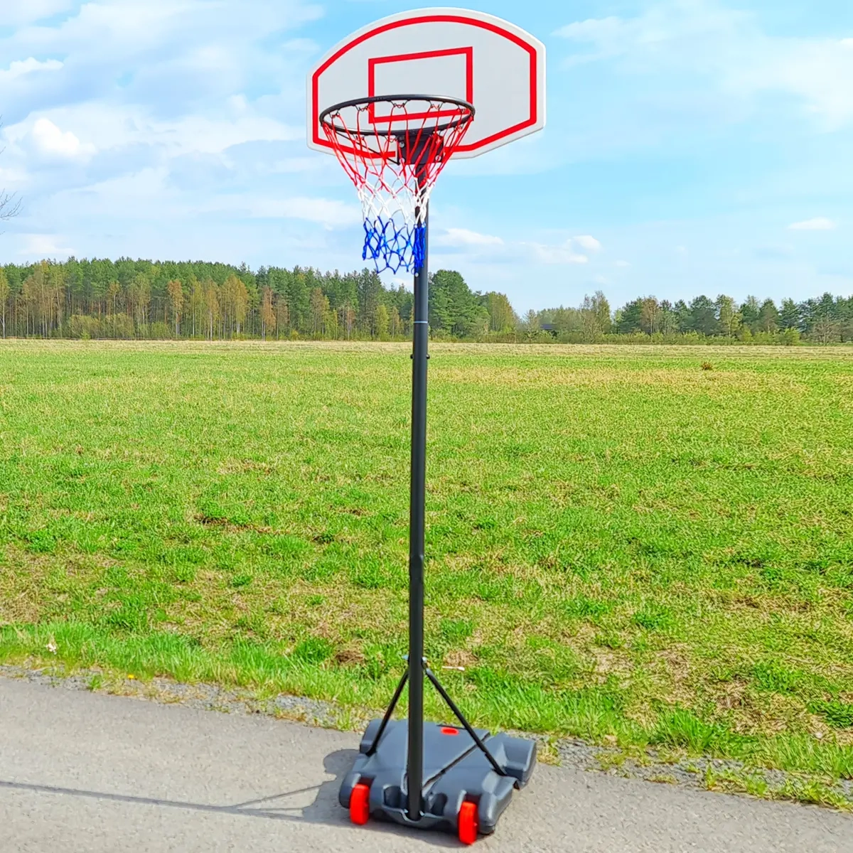 Basketballständer 165-205 cm verstellbar - Hofspiele und Sommerspiele - 6418536015506 - 1