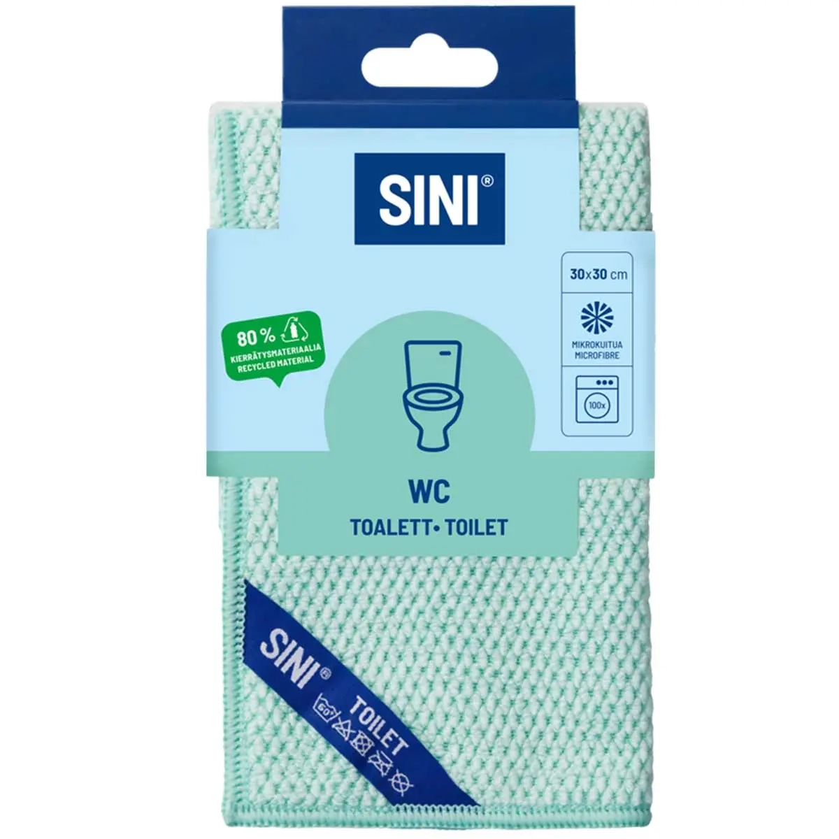 Sini Mikrofaser-Tuch WC 30x30cm - Reinigungstücher und Waschschaumstoffe - 6423800035968 - 2