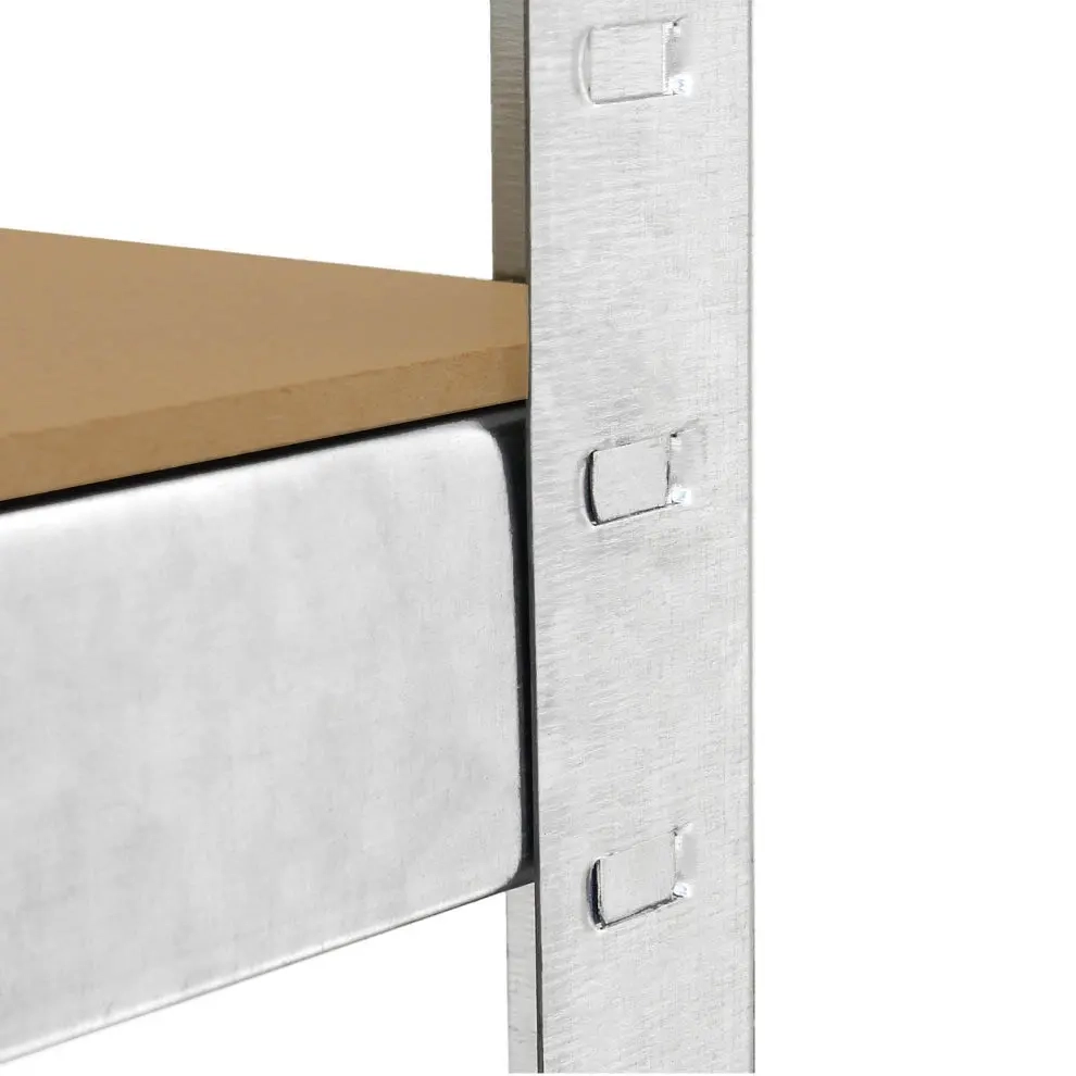 Lagerregal 5-stufig 200 kg 180 cm - Aufbewahrungsregale - 6438168112206 - 3