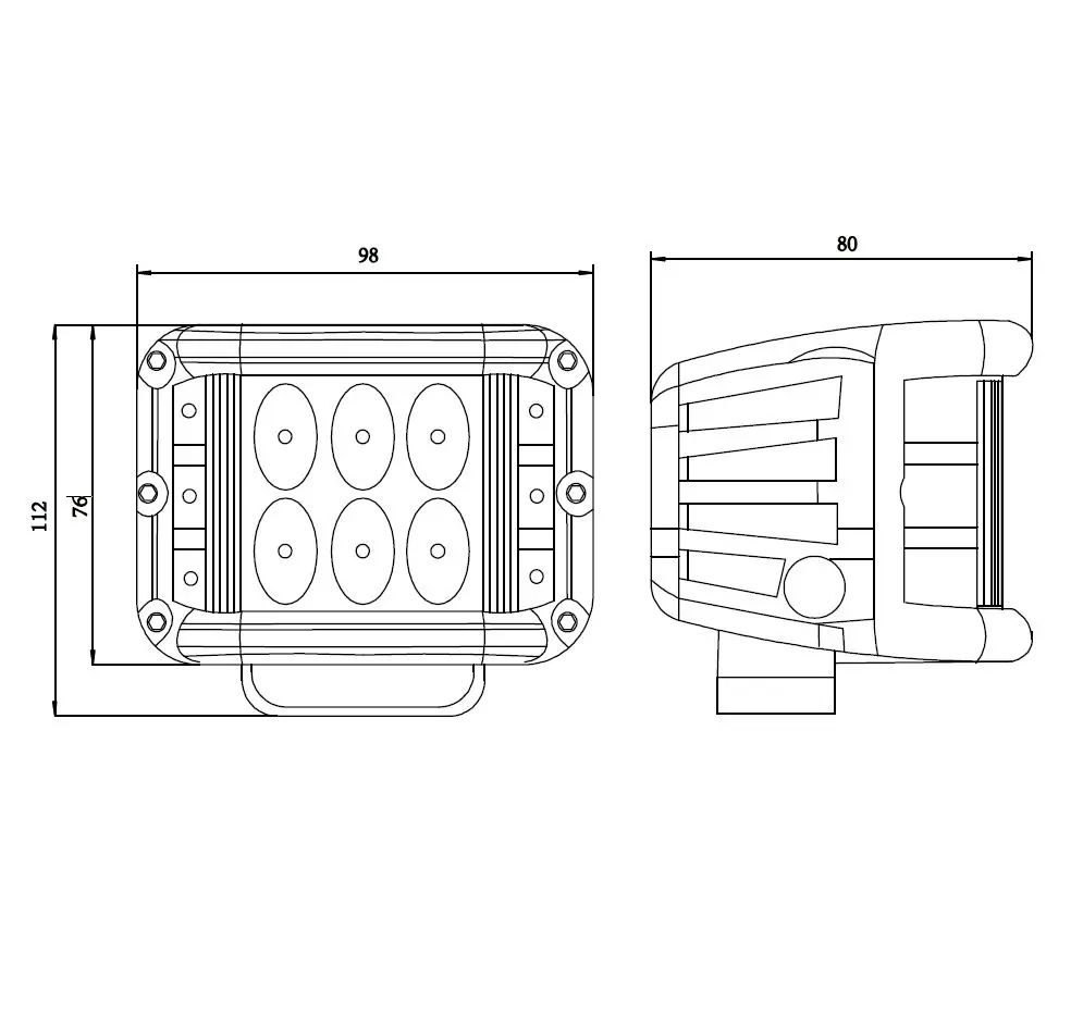 LED-Lichterkette Side Shooter 48W - Arbeitsbeleuchtung - 6438235240061 - 1