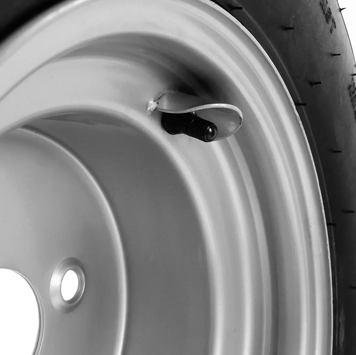 Schubkarrenräder mit Felgen + Naben 4x - Ersatzteile für ATV-Anhänger - 6438471350760 - 2