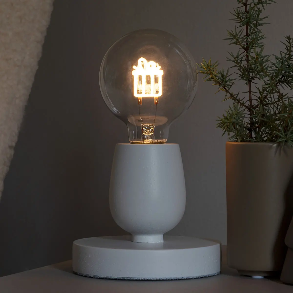 Tischlampe Geschenk 19,5 cm - Tischdekorationen mit Beleuchtung - 7318301814206 - 0