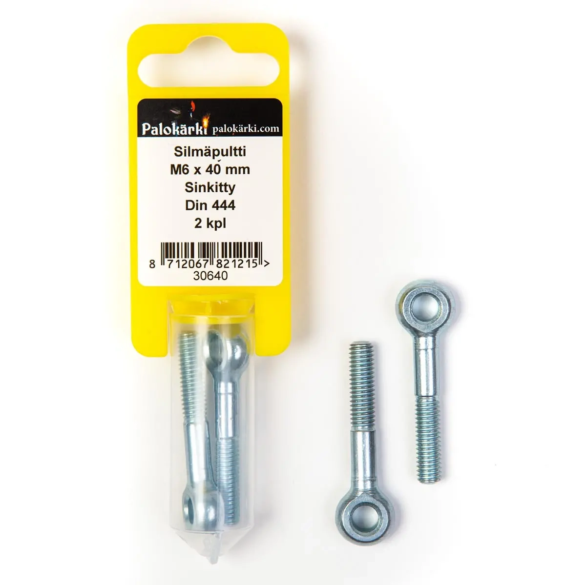 Augenschraube M6x40mm DIN 444 2 Stück - Schraubhaken und Hebeösen - 8712067821215 - 0