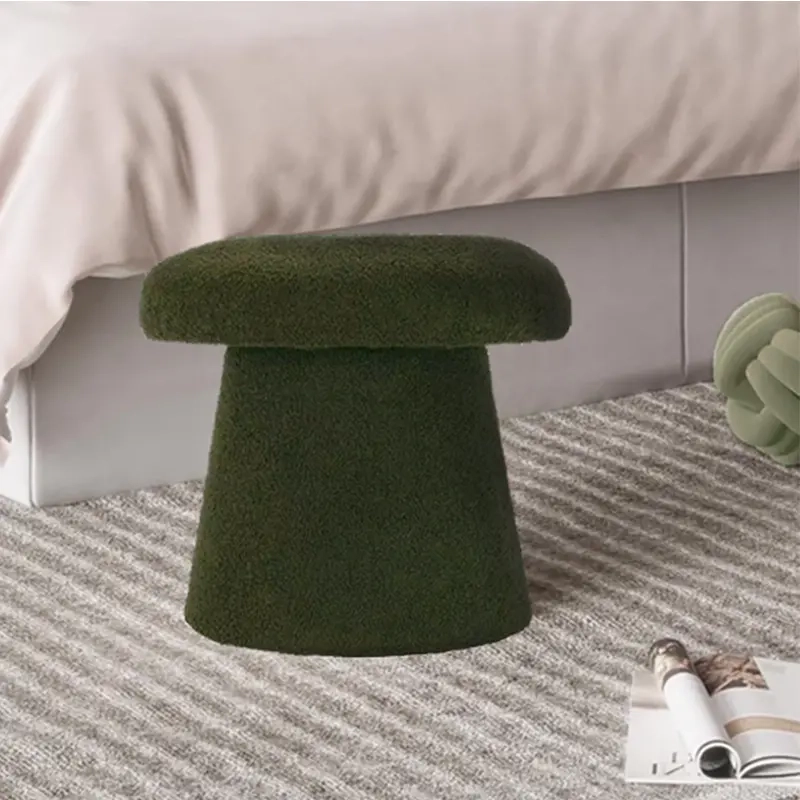 Hocker Teddy 43 cm olivgrün - Hocker, Stühle und Bänke - 8721037140836 - 2