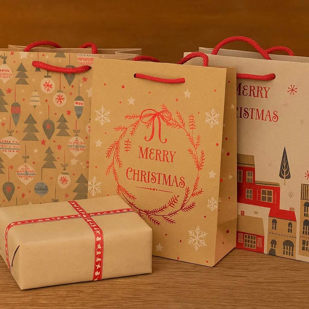 Geschenktüte Weihnachten 23x18cm Sortiment - Geschenkverpackung - 8721037727594 - 1