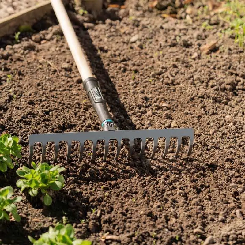 Gartenharke Gardena PureLine FSC 100% - Rechen, Hacken und Unkrautentfernung - 4066407028401 - 4