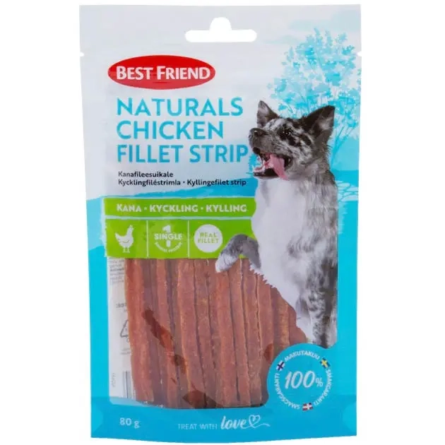 Naturals Hähnchenfiletstreifen - Hundekauknochen, Kauknochen und Kaurollen - 5700551172434 - 0