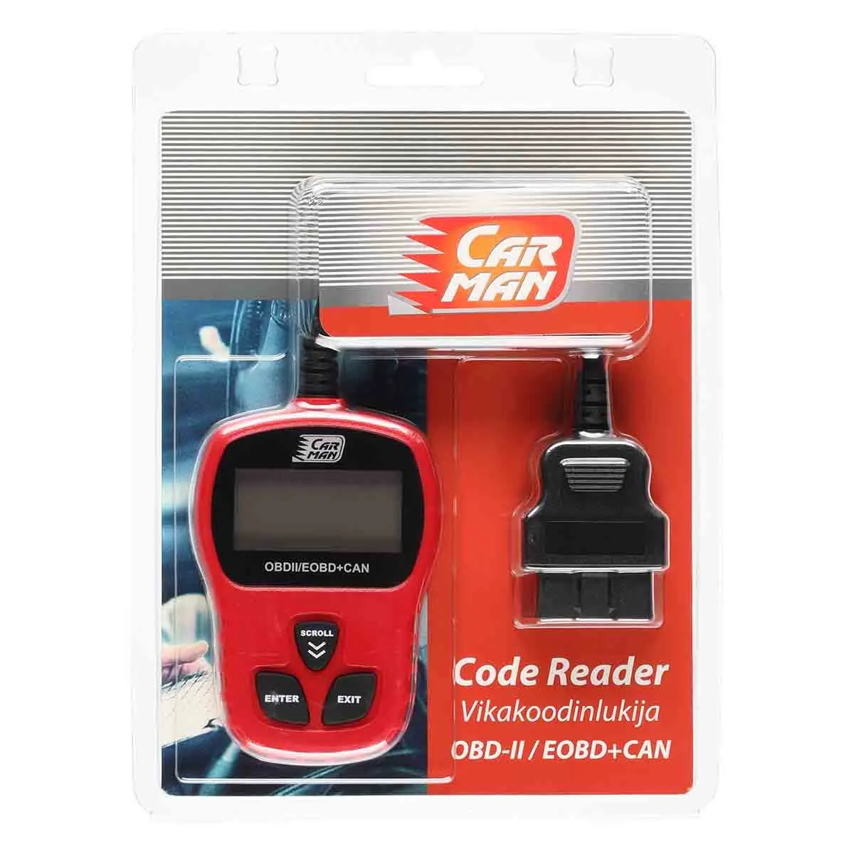 Carman OBD II / EOBD+CAN Fehlercode-Leser - Auto-OBD-Fehlercode-Lesegeräte und Tester - 6410416496832 - 1