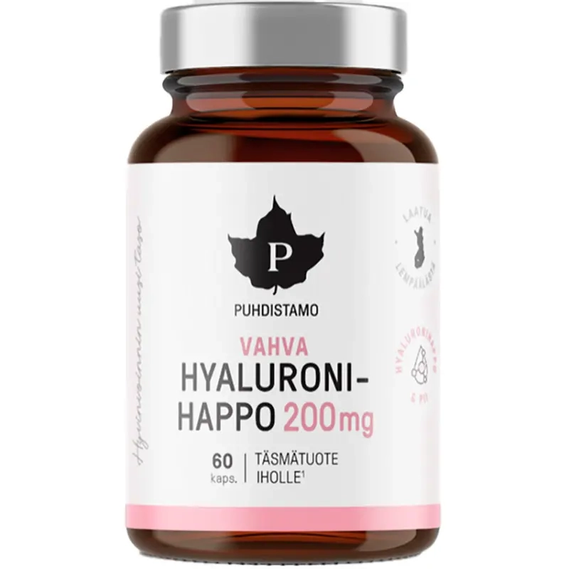 Puhdistamo Starkes Hyaluronsäure 60 Kapseln - Vitamine und Pulver - 6430028420360 - 0