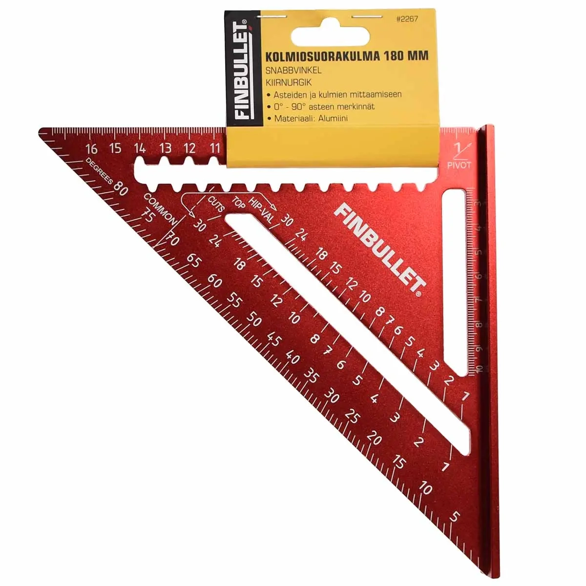 Dreieckwinkel 180mm - Winkelmesser und Lineale - 6438152022672 - 0
