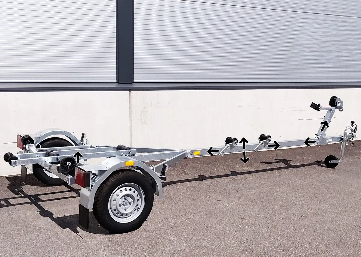 Bootstrailer Karhu Marlin M - Bootsanhänger und Jettrailer - 6438471024517 - 2