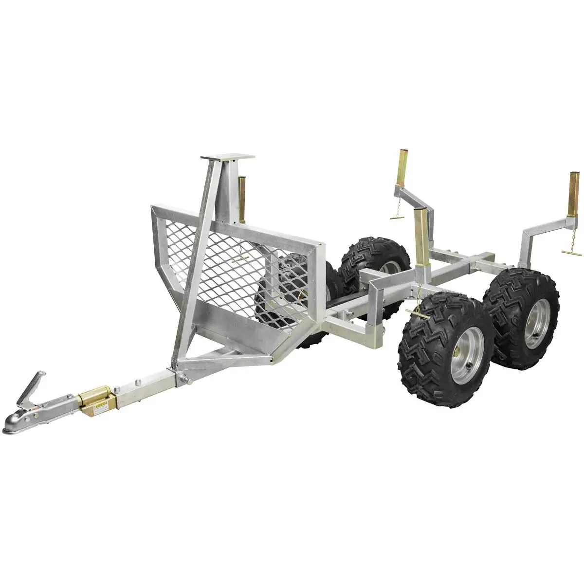 Holzwagen für Quad 1000kg PuffelSolo va - Anhänger und Holzanhänger für ATV - 6438471026818 - 0