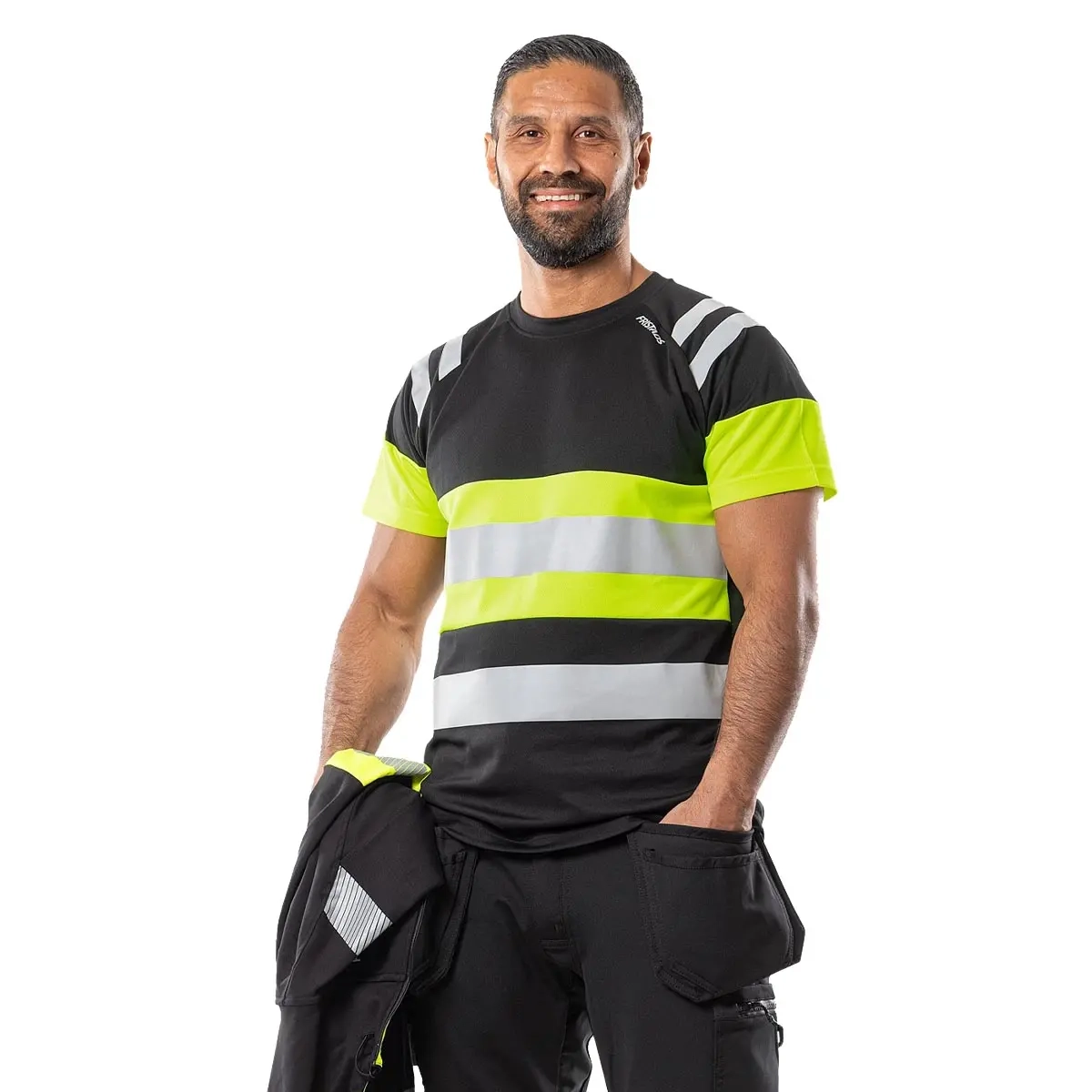 Kurzärmeliges T-Shirt High Vis LK 1 S-XX - Arbeitsjacken und Arbeitshosen - 7322304378291 - 1
