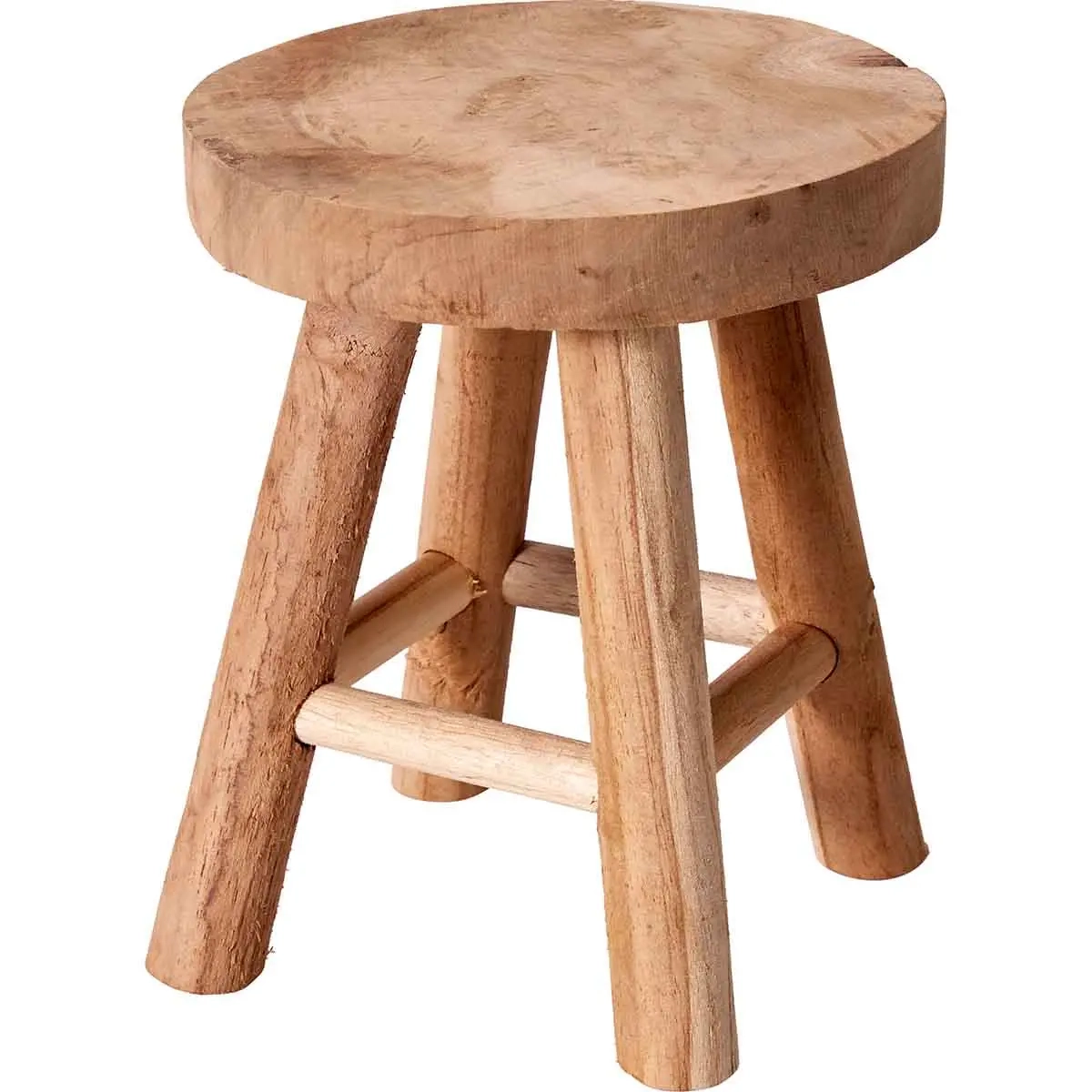 Dekorativer Hocker Teak 17,5x15x15 cm - Hocker, Stühle und Bänke - 8721037790215 - 0