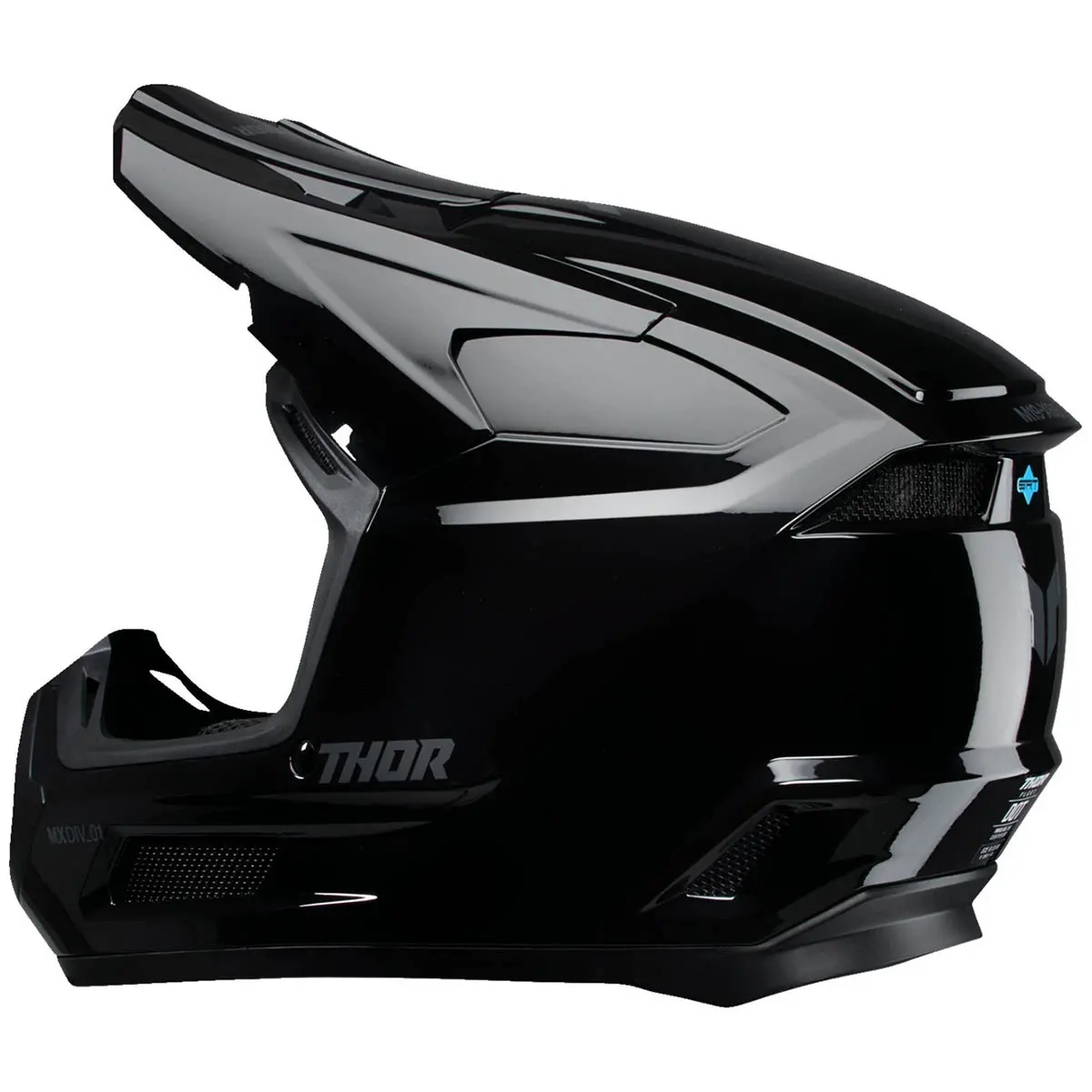 Cross-Helm Fleet Blackout Junior S - Moped- und Crosshelme für Kinder - 01111695 - 1