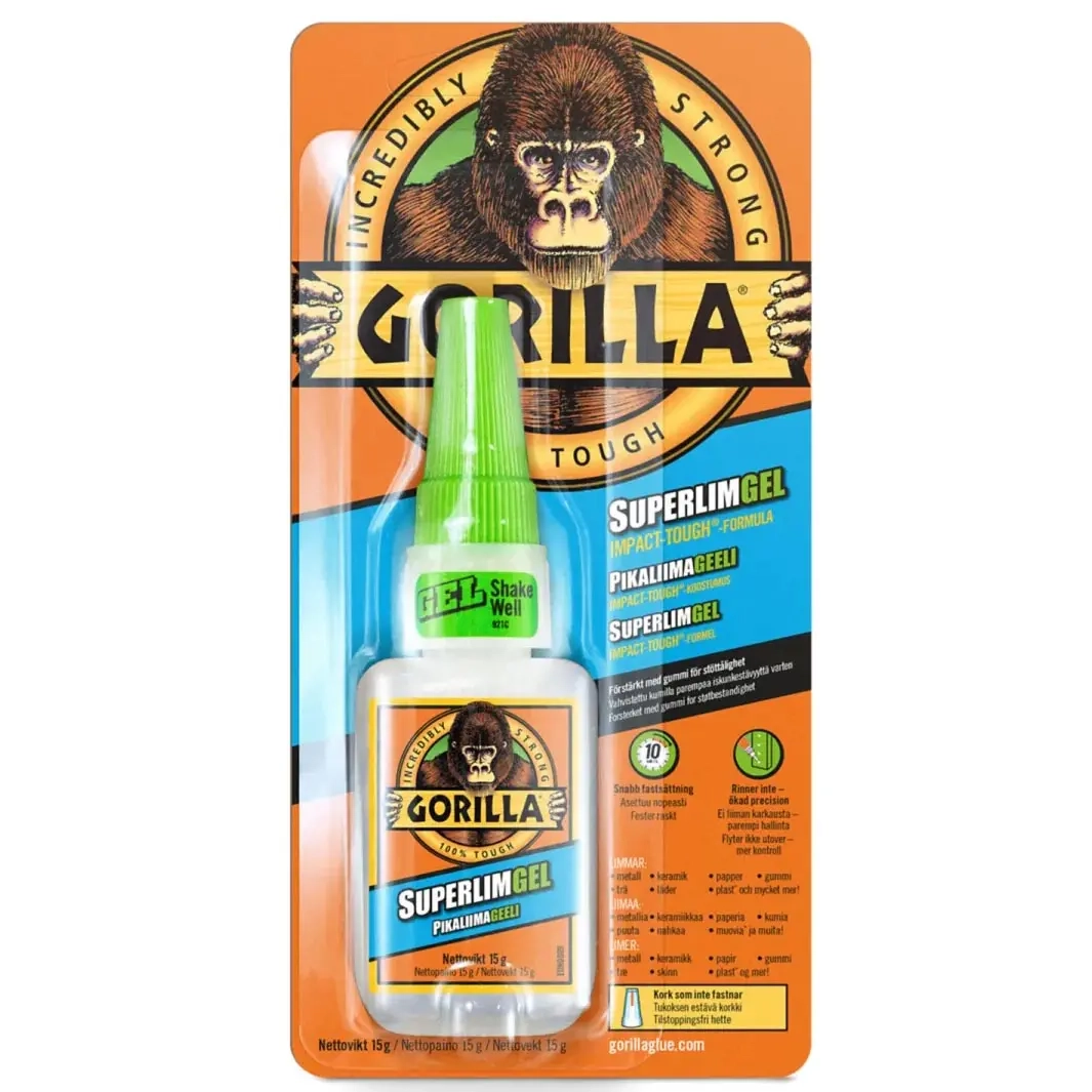 Gorilla Superkleber 15 g Gel - Sekundenkleber - 5704947004286 - 0