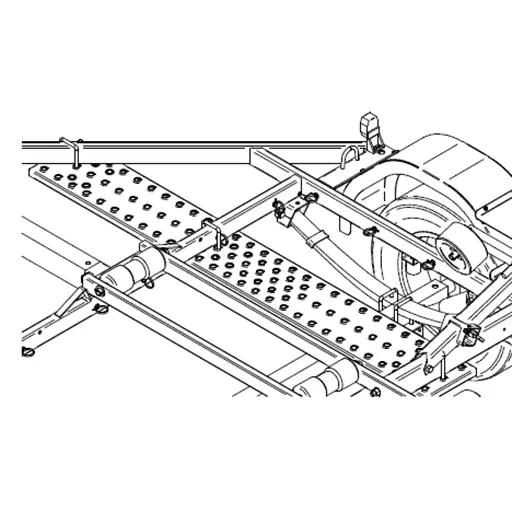 Bühne für Bootsanhänger 160 cm - Beleuchtung und Ausrüstung für Bootsanhänger - 610451 - 5
