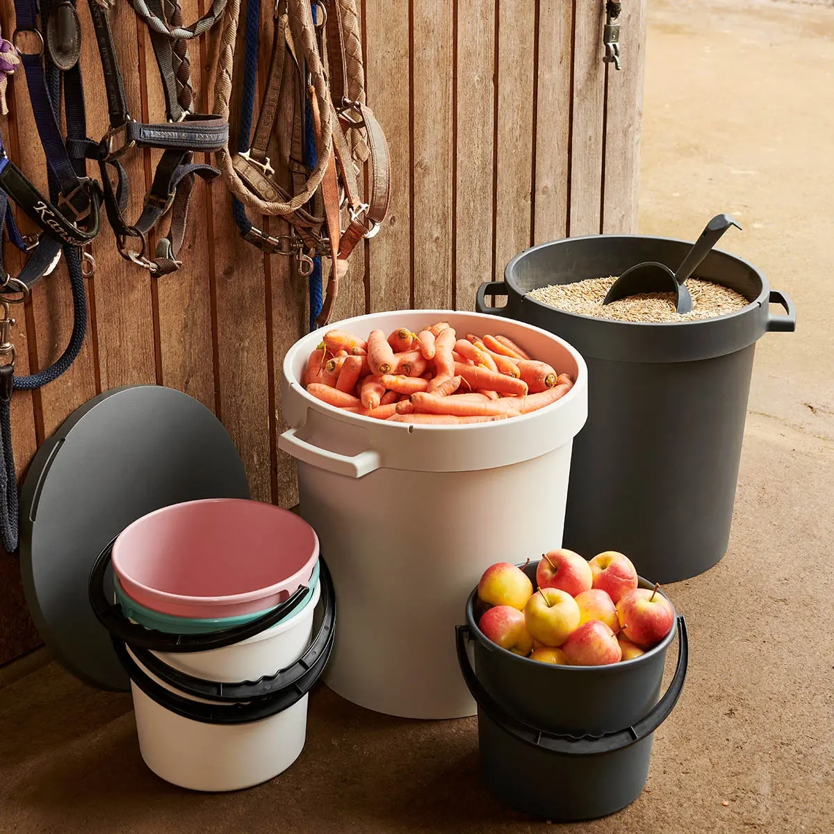 Orthex 30L dunkelgrauer Bottich - Runde Wannen, Deckel und Abdeckungen - 6411760349645 - 1