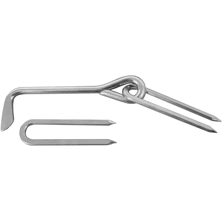 Schmiedehaken 837 150mm verzinkter Stahl - Fensterhaken und Schubriegel - 6414671015135 - 0
