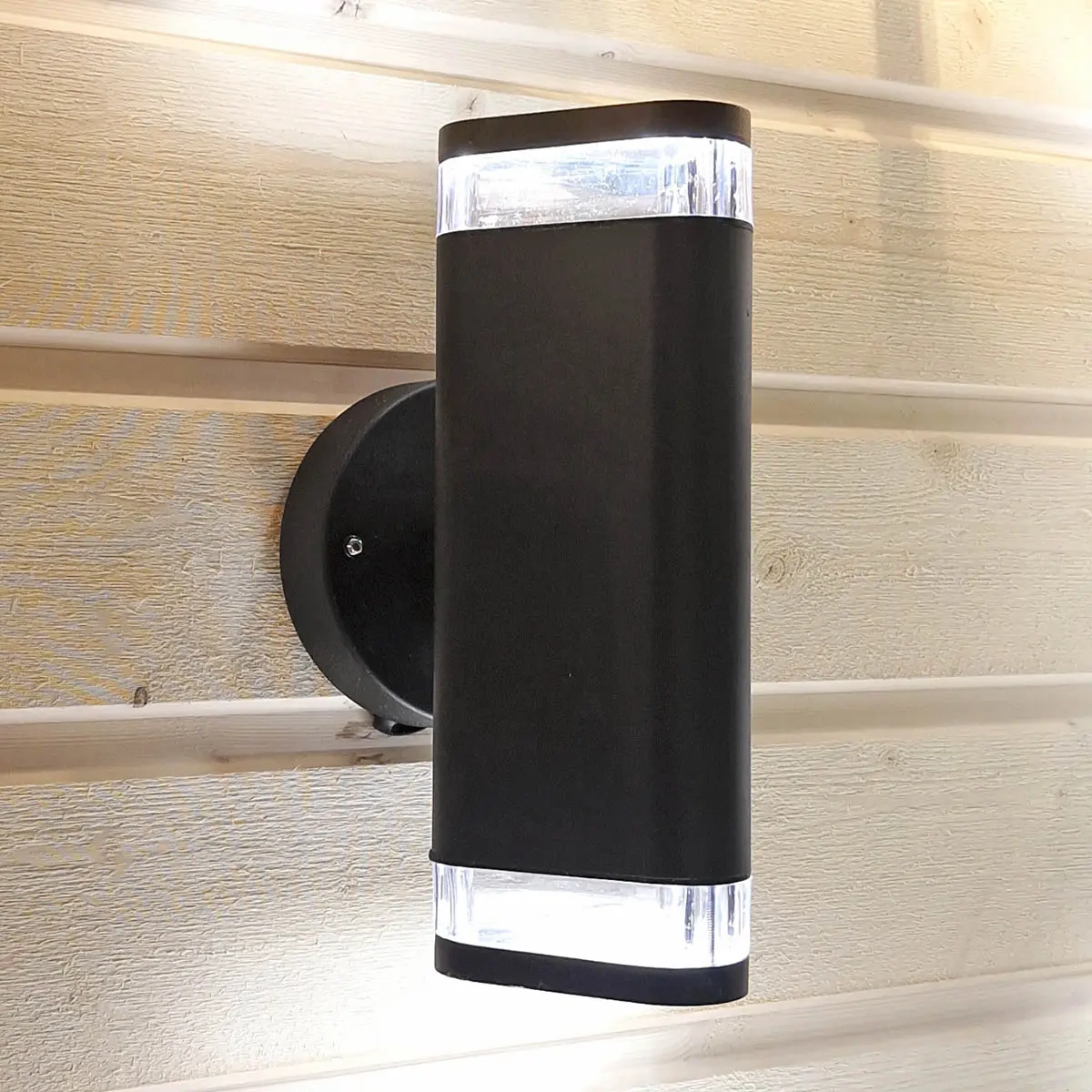 Wandleuchte Schwarz Wien IP44 - Fassadenlampen und Terrassenlampen - 6418536005415 - 0