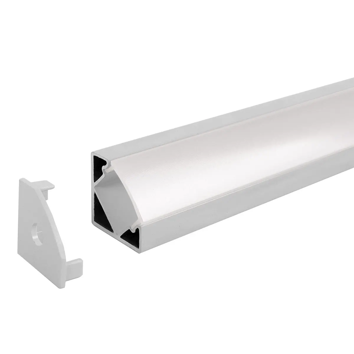 Aluminiumleiste für LED-Streifen 1m Winkel Alu - LED-Streifen und LED-Leisten - 6418536014141 - 0