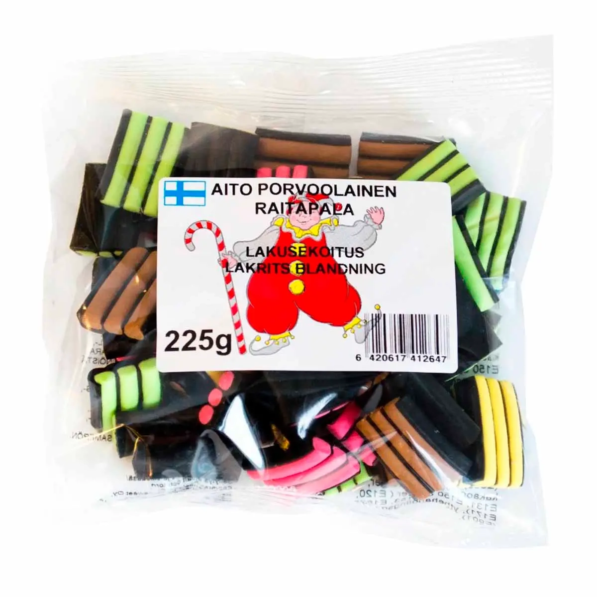Porvoolainen Raitalaku 225g - Süßigkeitentüten - 6420617412647 - 0