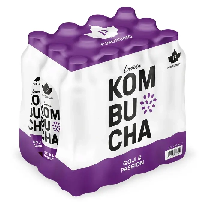 Kombucha Goji & Passion Bio 12 x 400ml - Erfrischungsgetränke - 6430039226029 - 0