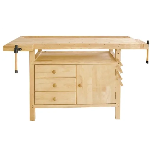 Arbeitstisch Tammisto Paja 138x62x86cm gehobelt - Hobel, Fräsmaschinen und Drehmaschinen - 6438471309393 - 0