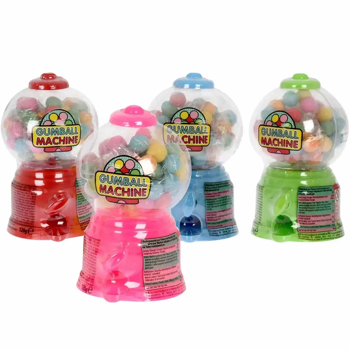 Kaugummi-Automat 120 g Sortiment - Pastillen und Kaugummi - 8713305820908 - 0