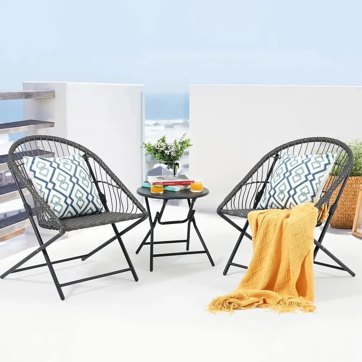 Balkonmöbel Bistrona 2+1 - Gartenmöbel - 8720573485470 - 0