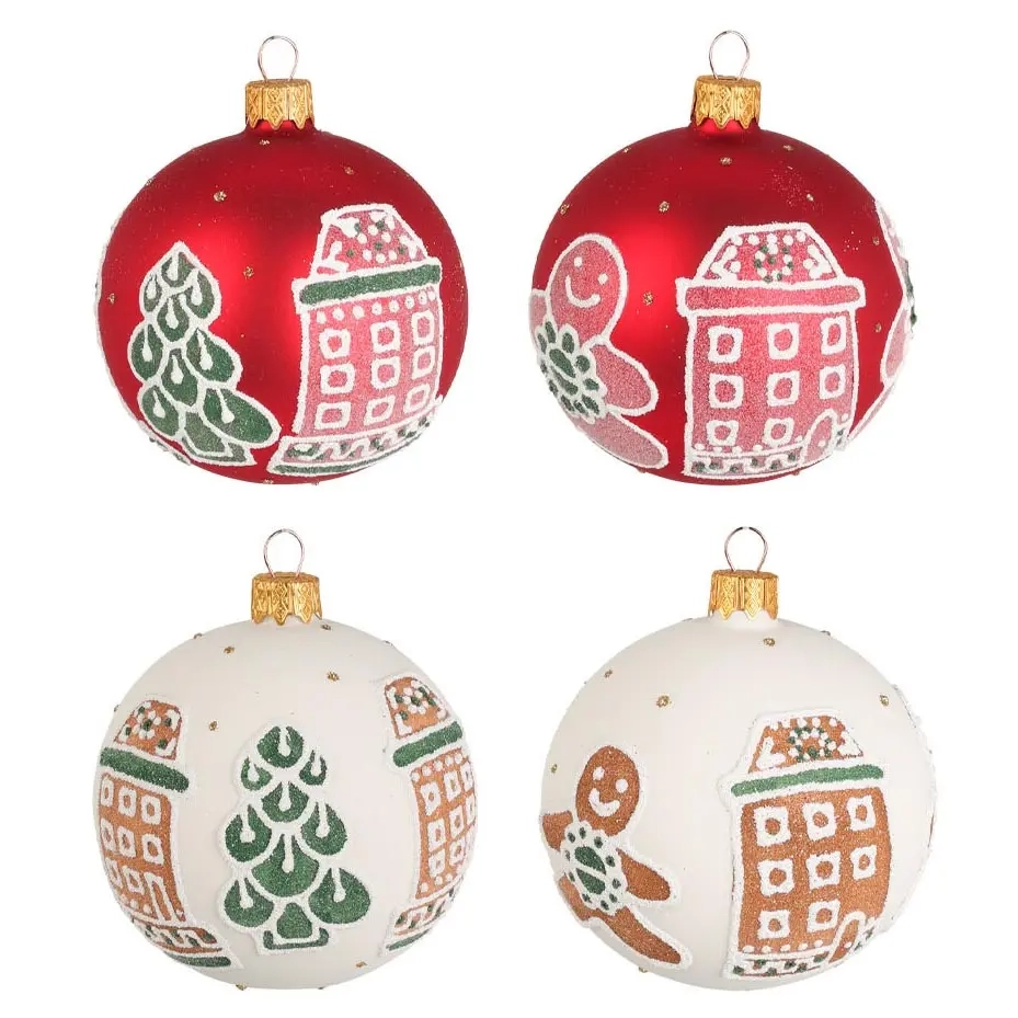 Tannenzapfen Haus 8 cm Sortiment - Weihnachtsschmuck - 8720573736589 - 1