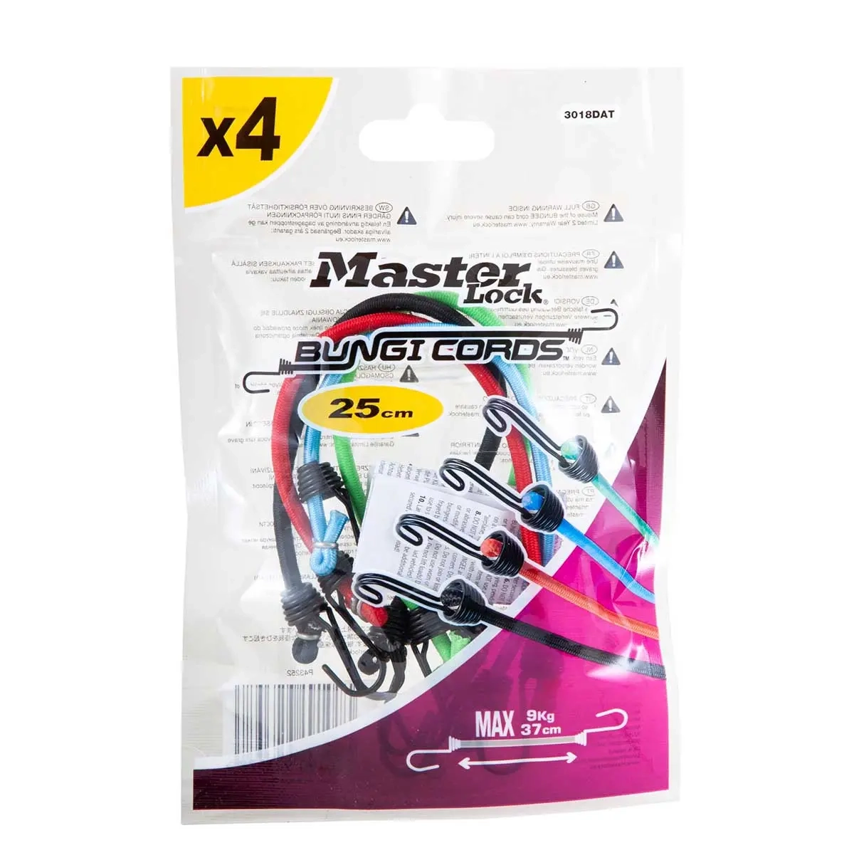 Gummiseil 4x25cm Masterlock Twinwire - Gummiseil - 3520190923578 - 1