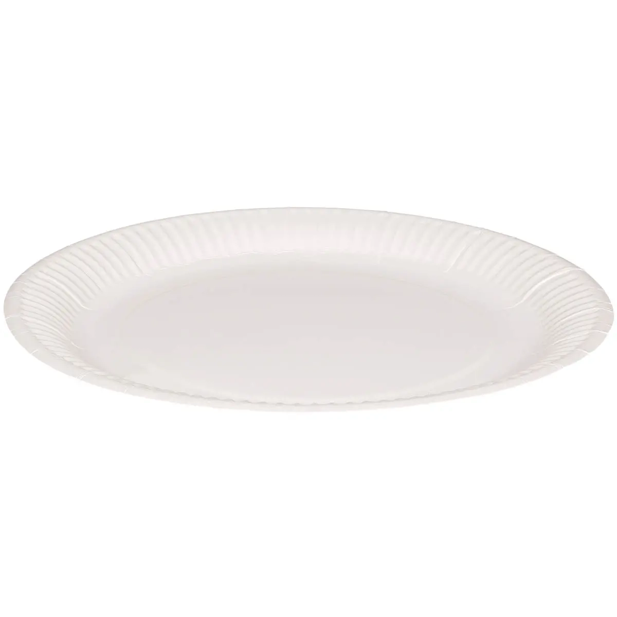 Einwegteller weiß 23 cm, 45 Stück - Einwegbesteck und Servietten - 6410412792495 - 1