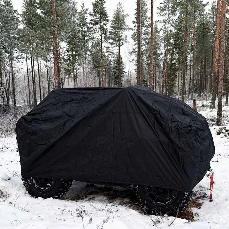 Schutzabdeckung, halbe Abdeckung ATV schwarz XL - Planen für ATV - 6418536017531 - 1
