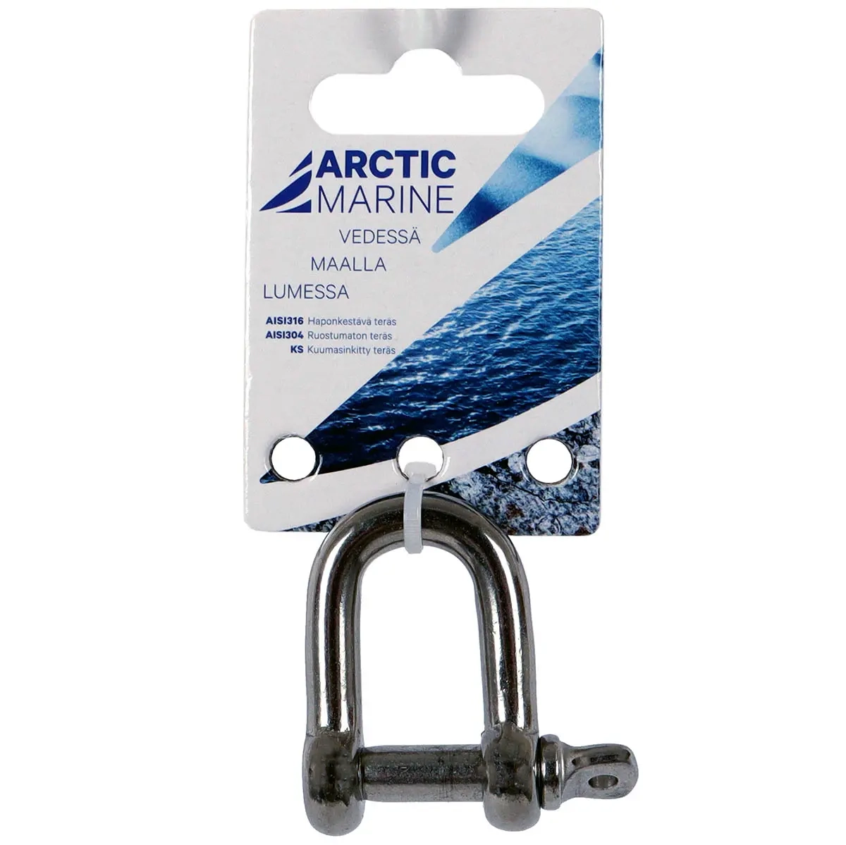 Schackel 4mm D typ AISI316 - Schaklar och snabblänkar - 6430014225887 - 0