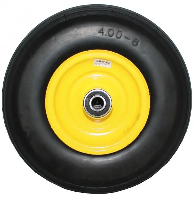 Vollgummirad PU 4,00-6