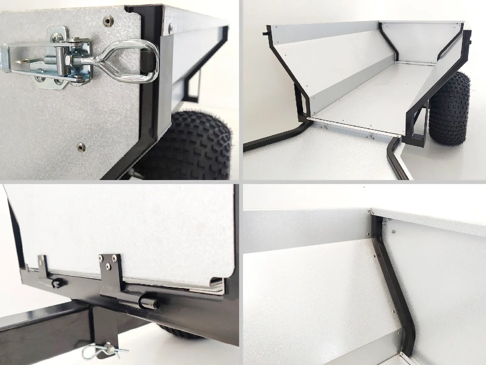 Offroad Anhänger mit Kippfunktion Pro 825kg - Anhänger und Holzanhänger für ATV - 6438168011141 - 8