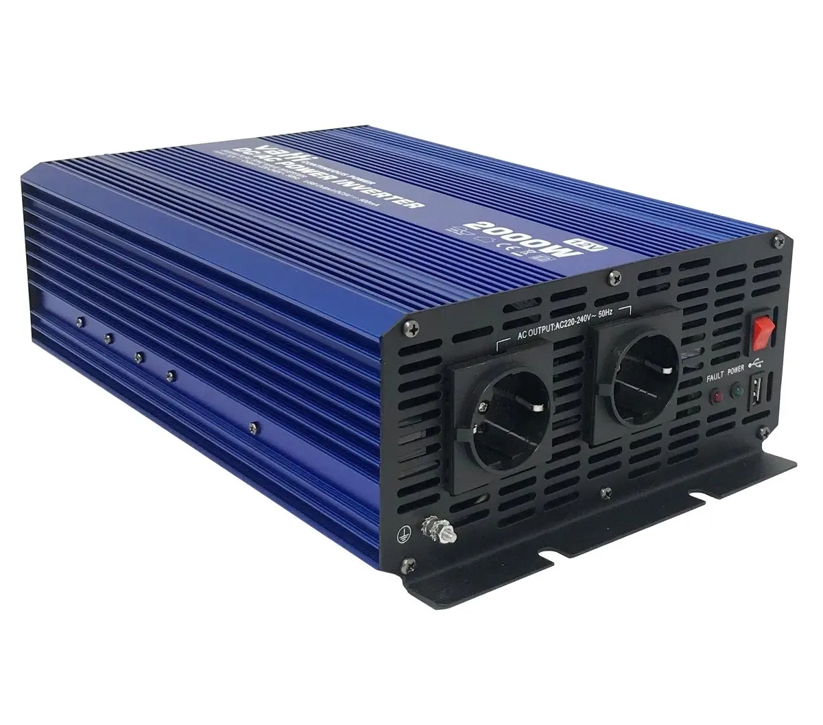 Reiner Sinuswellen-Wechselrichter 2000W 12V - Auto-Wechselrichter - 6438168103136 - 1