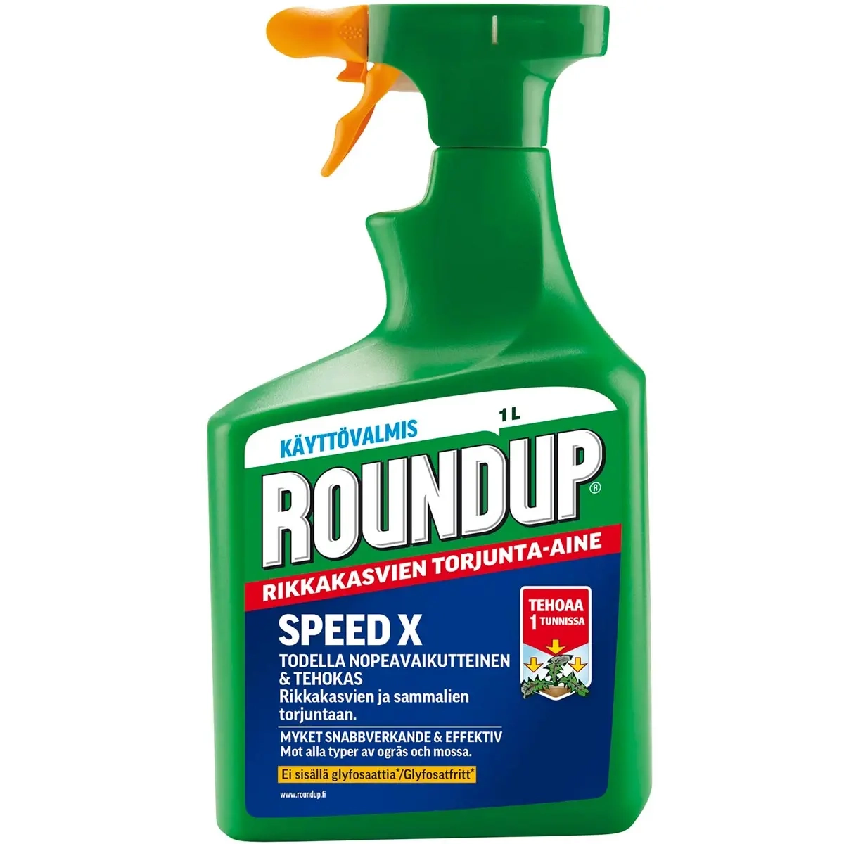 Roundup Speed X 1L Unkrautbekämpfung - Pflanzennahrung und Unkrautbekämpfung - 5707441553731 - 0