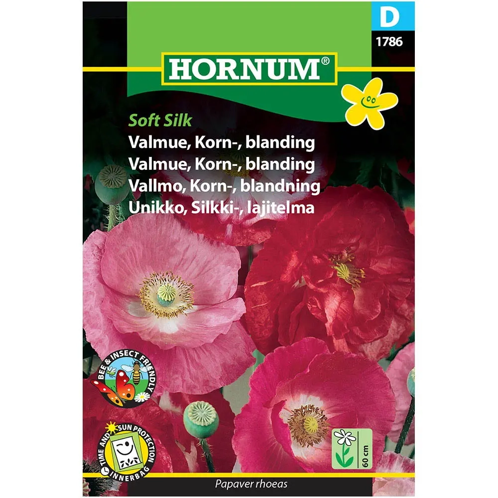 Hornum Seidenmohn-Mischung, Soft Silk - Samen - 5708787017864 - 0