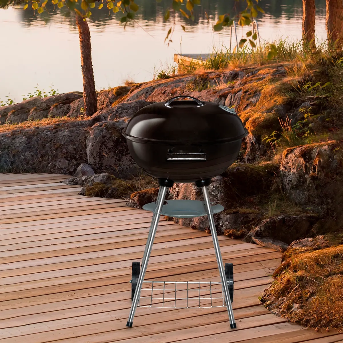 Holzkohlegrill 43 Mustang - Holzgrills und Holzkohlegrills - 6410413247024 - 0
