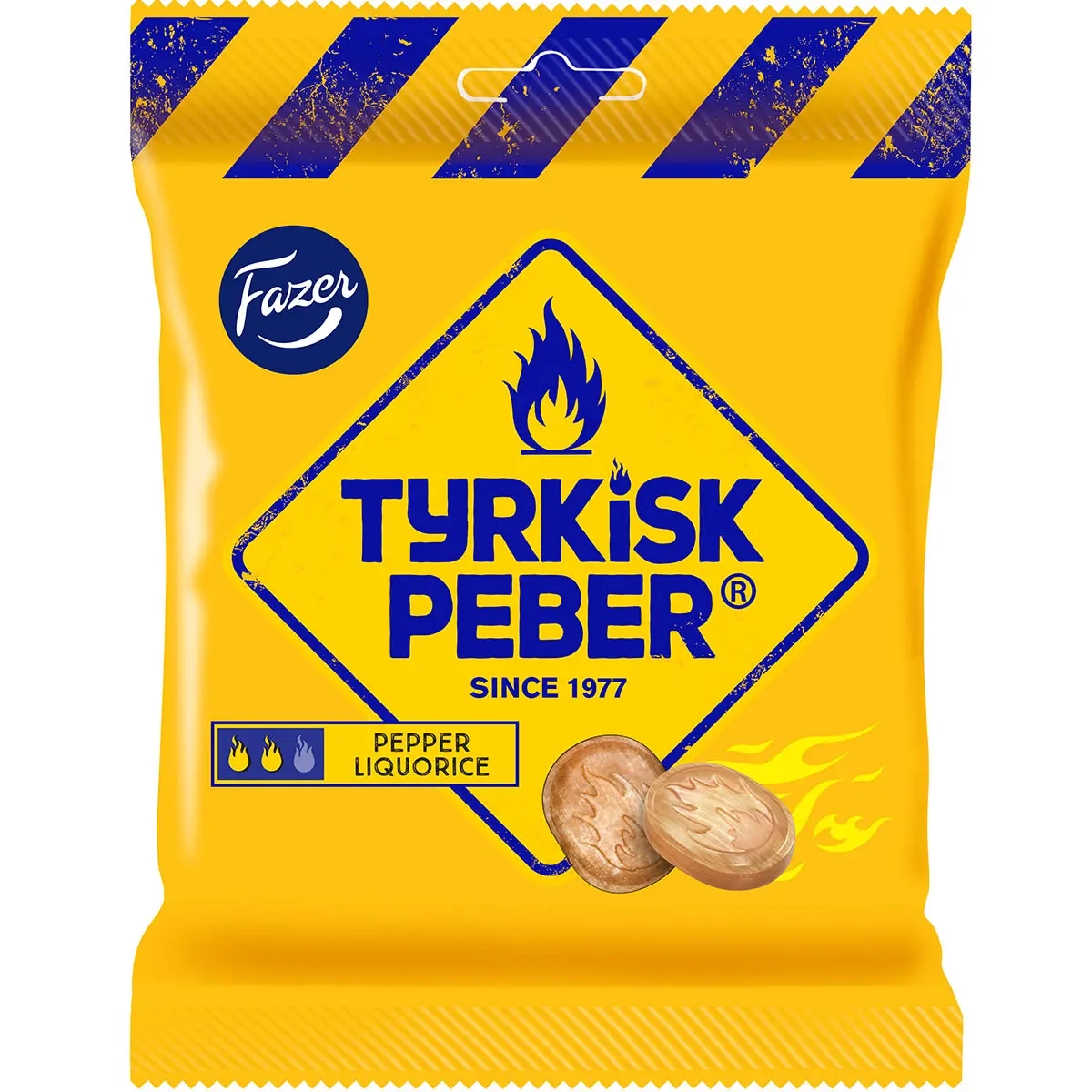 Fazer Turkinpippuri Lakritz Bonbonbeutel - Süßigkeitentüten - 6416453028395 - 0