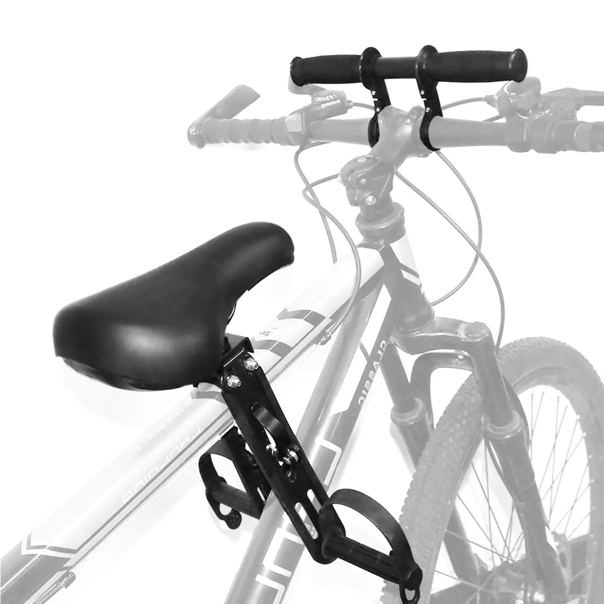 Kindersitz für Fahrradrahmen RideMA - Fahrradlenker und Fahrradgriffe - 641977400211 - 2