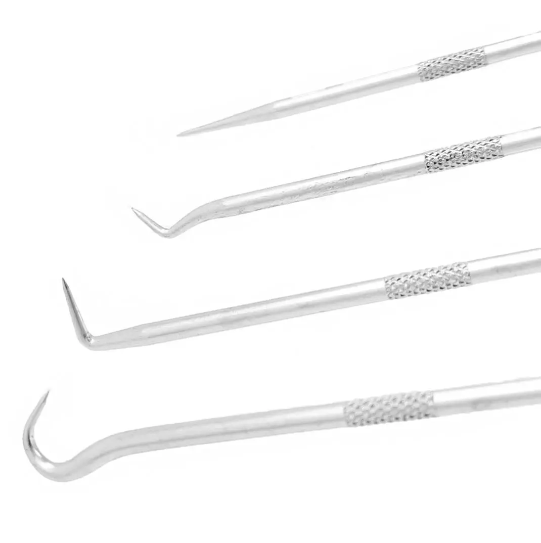 PACKNINGSVERKTYG OCH STEFA-SERIEN 4 DELAR - Pincetter och plock- och ritskrokar - 6430013064937 - 1