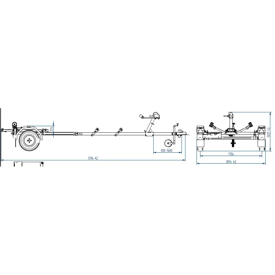 Bootstrailer Karhu Marlin M - Bootsanhänger und Jettrailer - 6438471024517 - 4