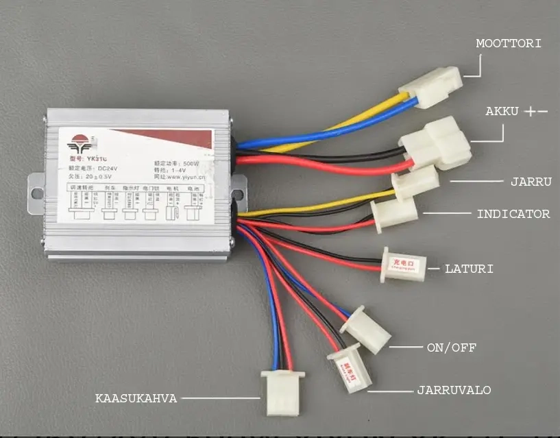 Drehgriff für Elektro-Moped 500W komplett - Elektroscooter Ersatzteile - 6438471025347 - 1