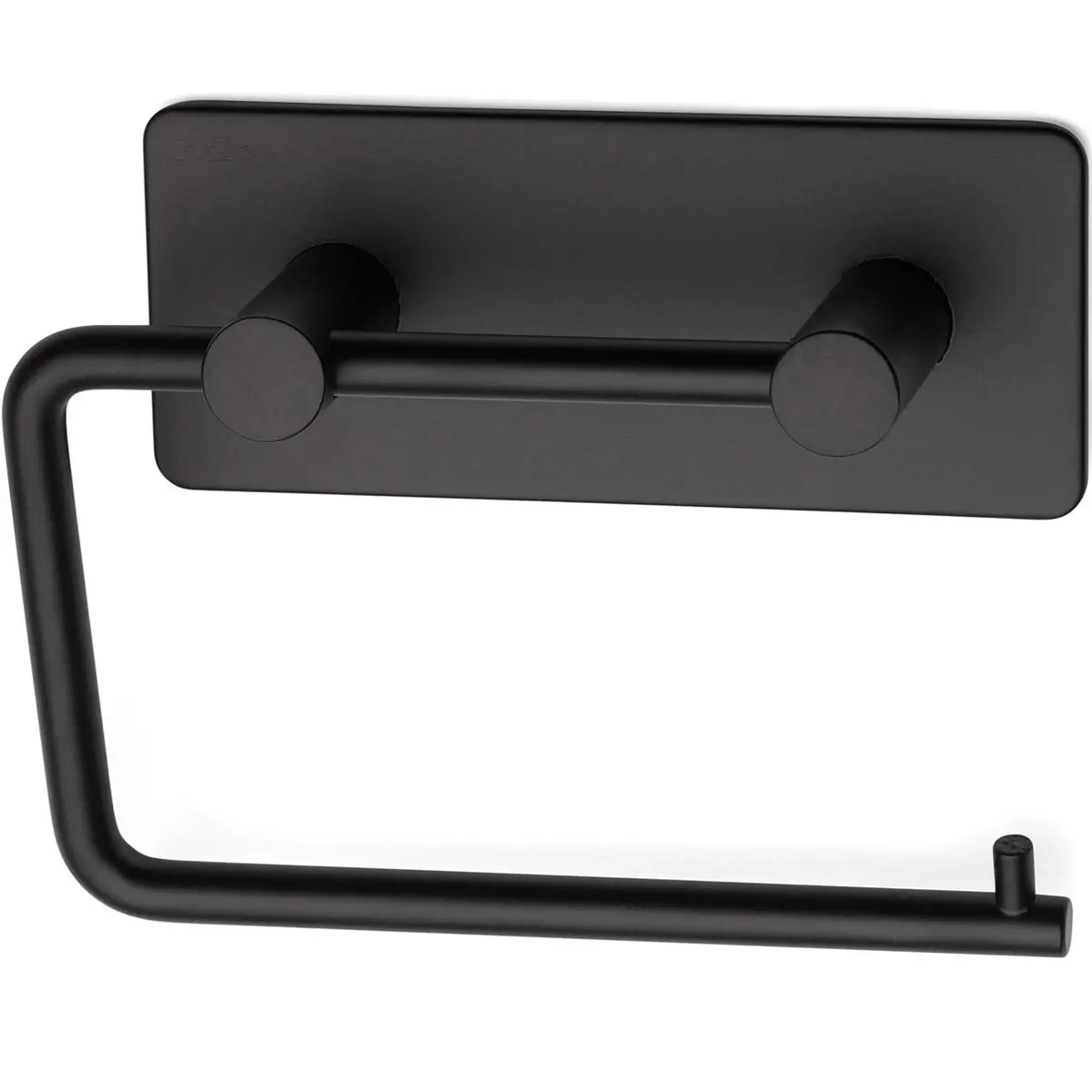 Habo Vinkel WC-pappershållare svart 100x135 - Toalett tillbehör - 7317901003898 - 0