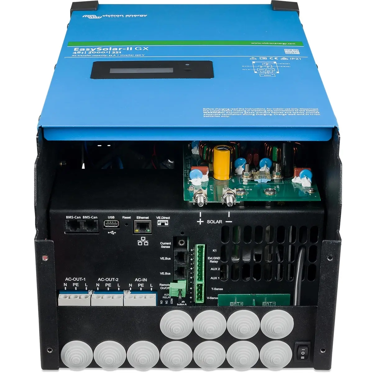 Inverter laddare EasySolar-II GX 3000VA MPPT - Växelriktare för solpaneler - 8719076049265 - 4