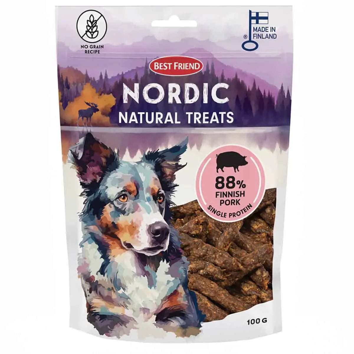 Best Friend Nordic Natural Treats Schwein - Hundesnacks und Delikatessen - 5700551173370 - 0